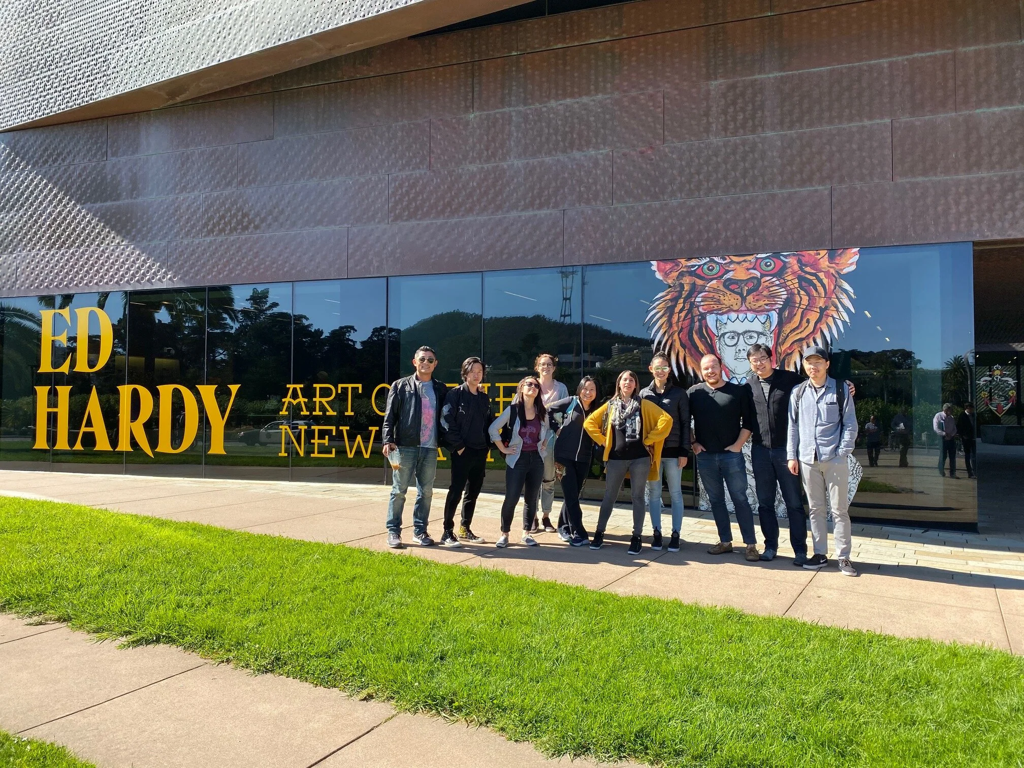 Great day visiting Ed Hardy's Exhibition at de Young Museum
