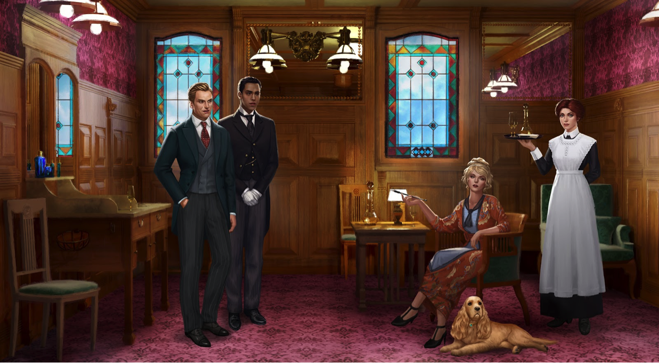 CAH created the characters and backgrounds of Storyscape Titanic