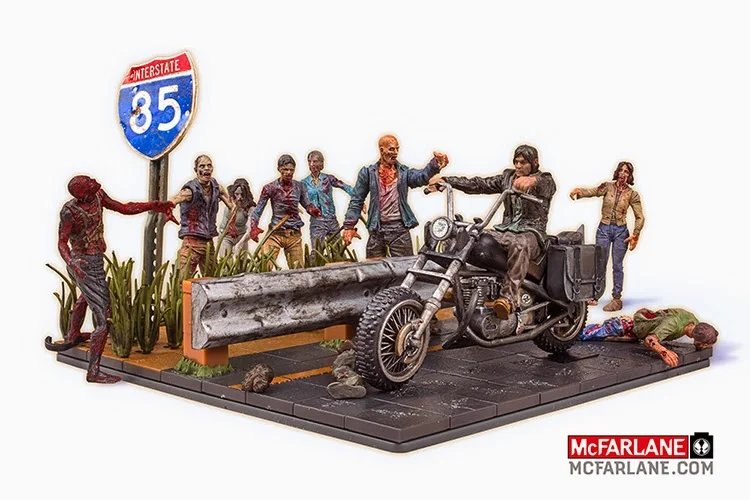 Todd McFarlane Reveals McFarlane Toys AMC's The Walking Dead BuildBlock Sets at New York Comic Con