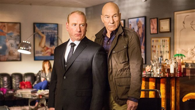First Look at STARZ Original Series Blunt Talk Starring Patrick Stewart