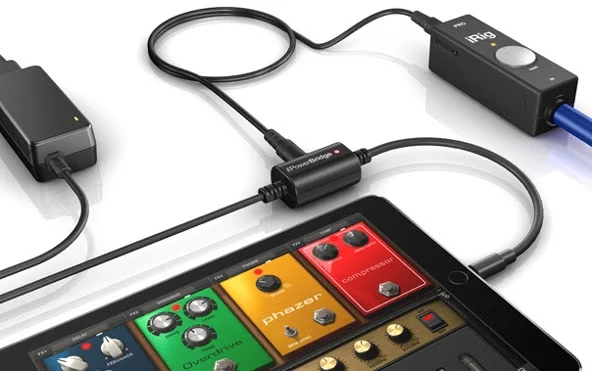 IK Multimedia's iRig PowerBridge now Shipping- Charge while Playing
