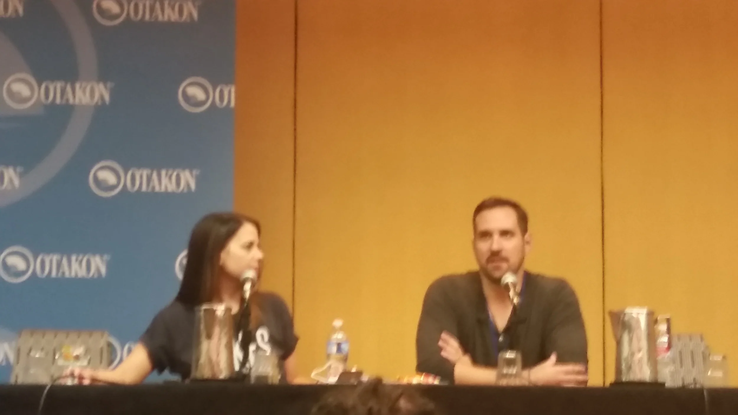 Laura Bailey and Travis Willingham (Otakon 2015 Press Conference)