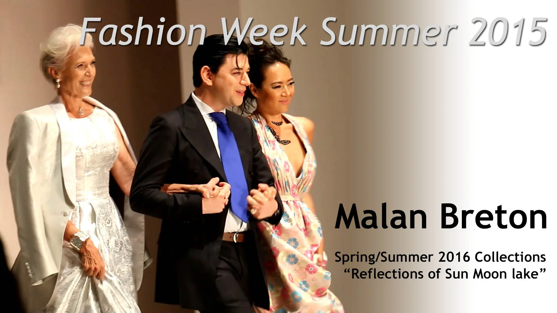 Fashion Show: Malan Breton's "Reflections of Sun Moon lake"