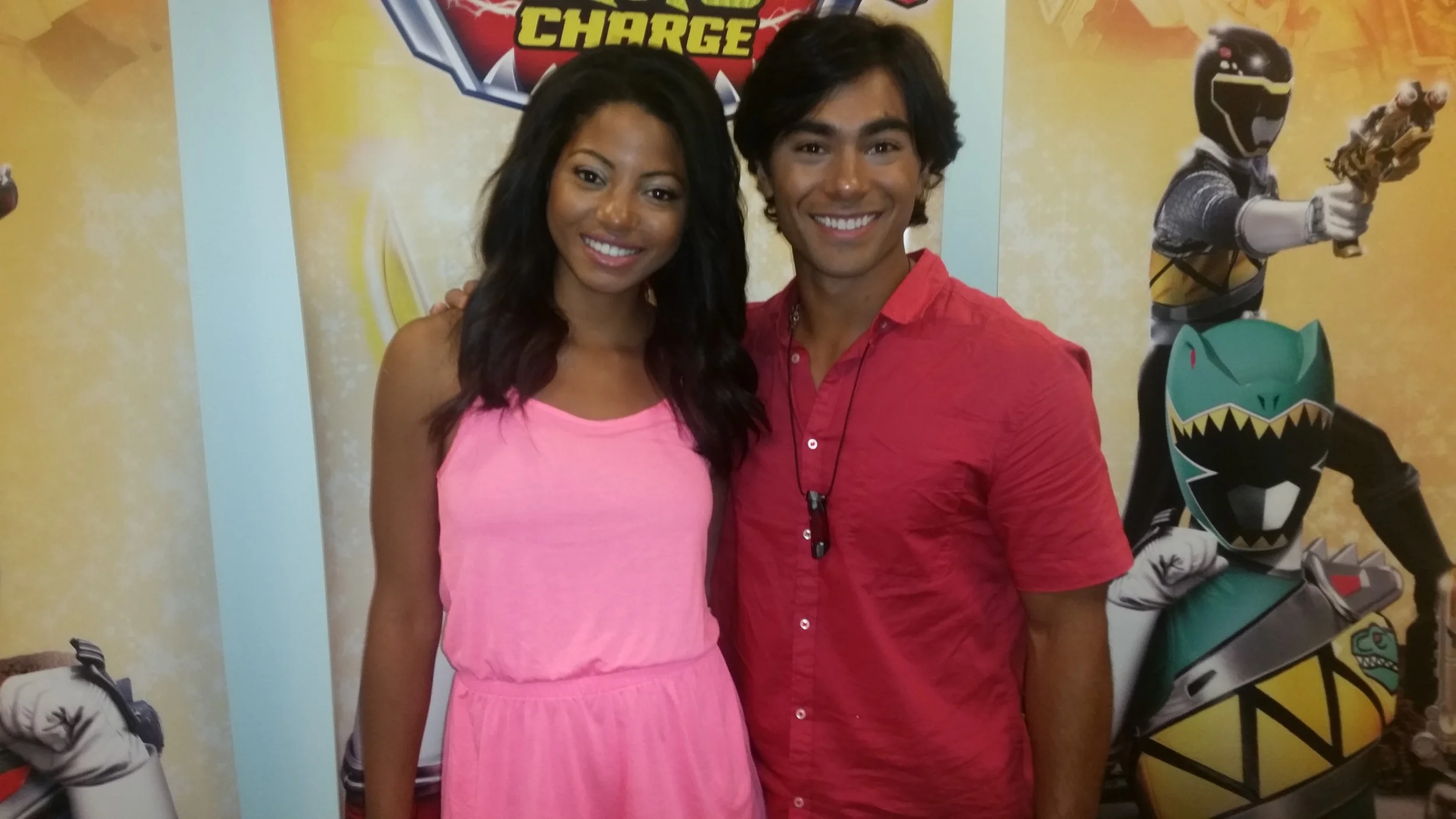 Interview With The Cast of Power Rangers Dino Charge (Camille Hyde & Brennan Mejia)