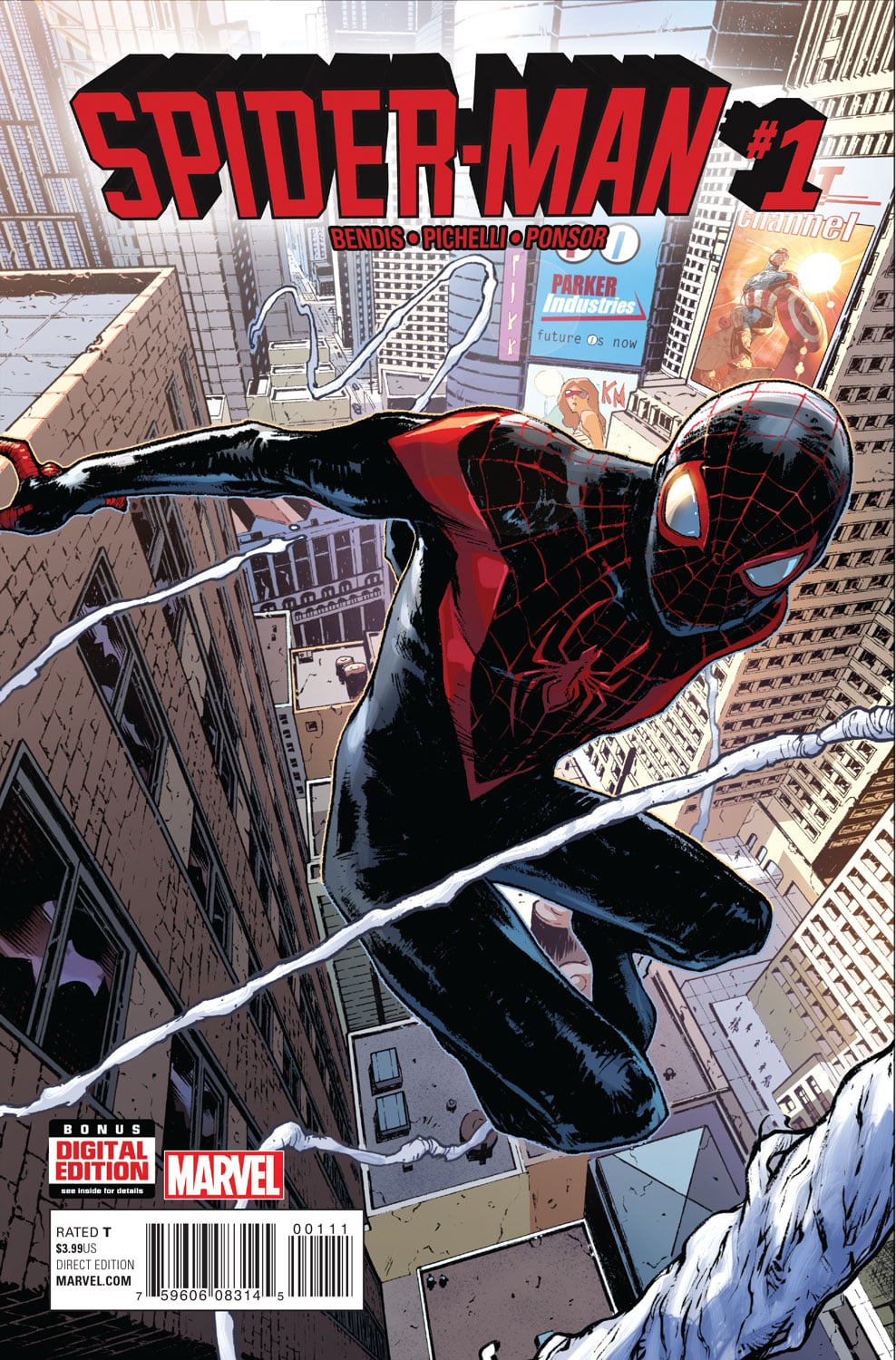 Miles Morales Comes to the Marvel Universe in SPIDER-MAN #1!