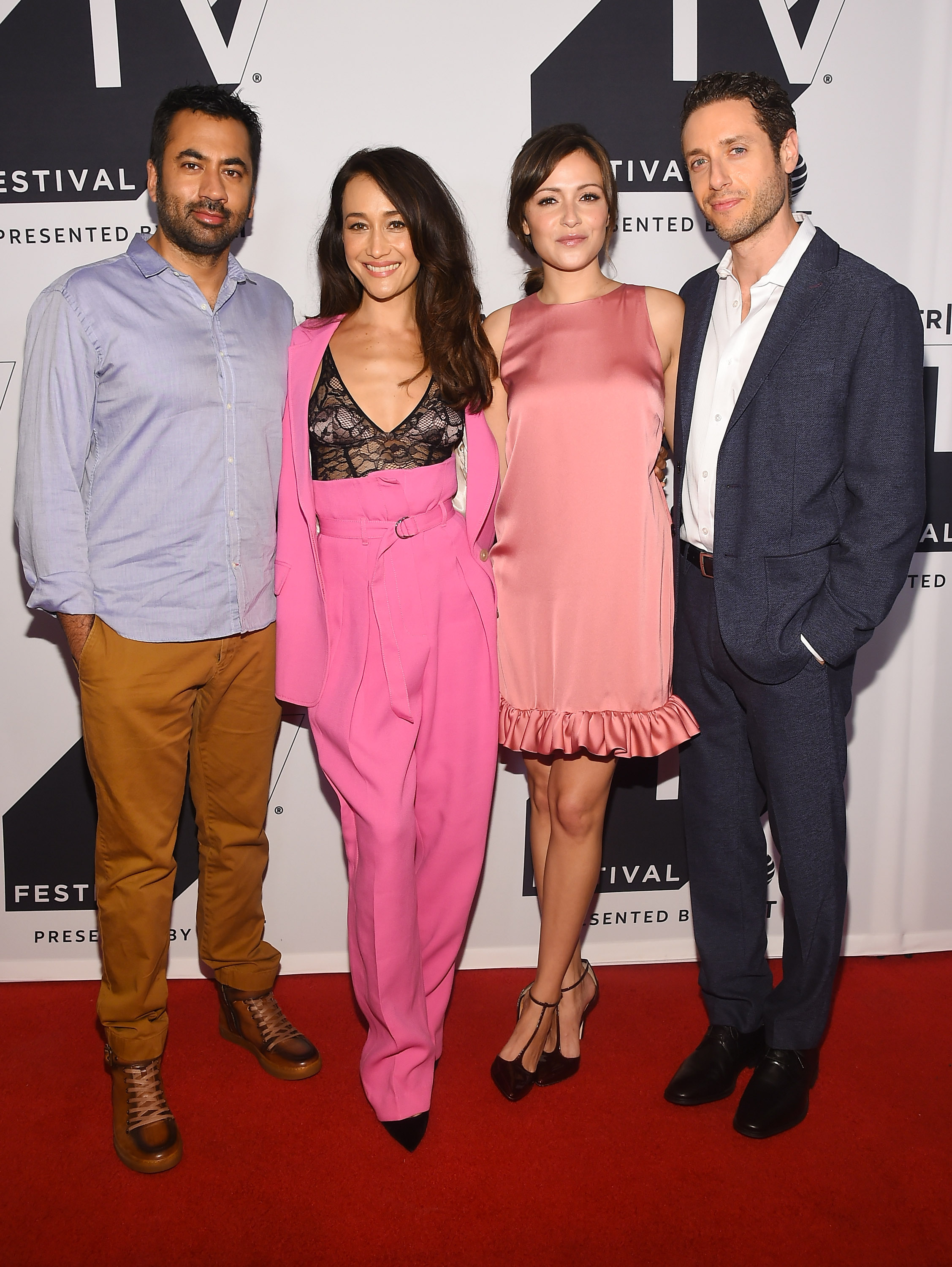 Kal Penn, Maggie Q, Italia Ricci and Paulo Costanzo attend the Tribeca TV Festival season premiere of Designated Survivor at Cinepolis Chelsea on September 24, 2017 in New York City. (Photo by Ben GabbeGetty Imag.jpg