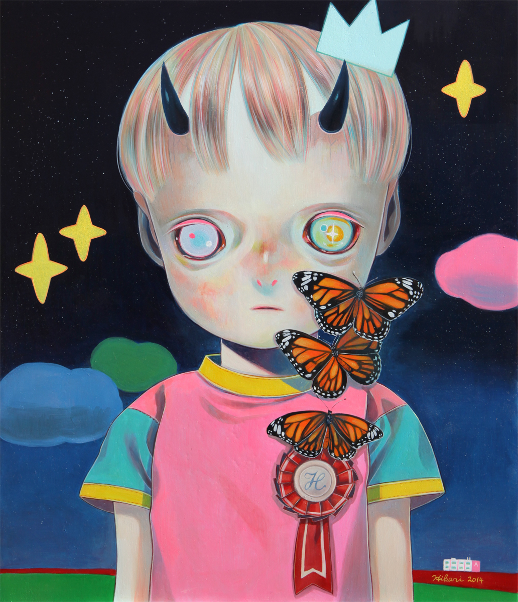 Hikari Shimoda 'Children of This Planet #24' (oil on canvas, 21 x 18 inches, 2014).jpg