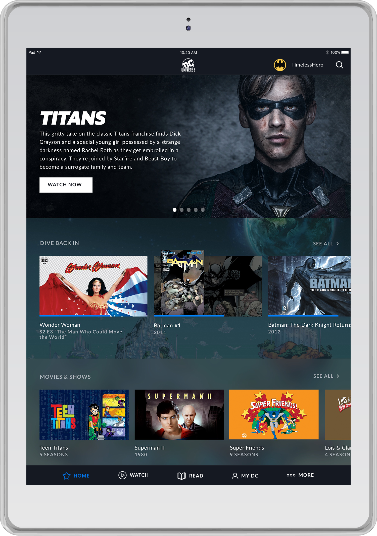 DC UNIVERSE Details: Exclusive Shows, Digital Comics, Fan Community & More