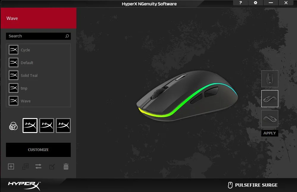 NGenuity software to customize your HyperX gear