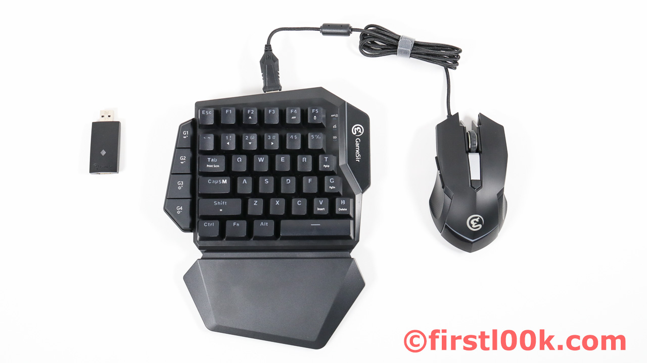 GameSir VX E-sports AimSwitch Wireless Keyboard Mouse Combo Black