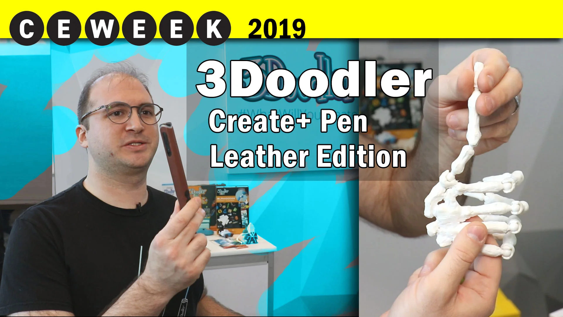 3Doodler's New Leather Edition Create+ 3D Pen @CE Week 2019