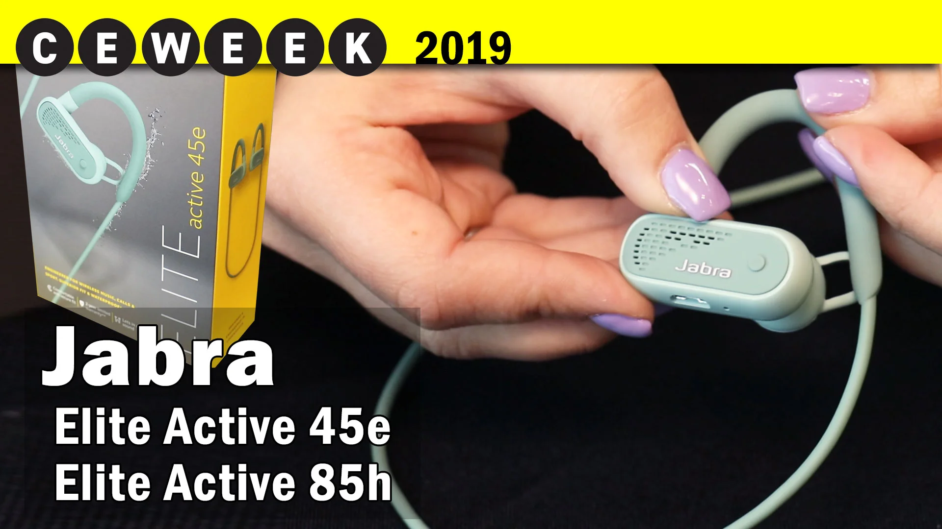 Jabra's Latest Sports &amp; Over Ear Headphones @CE Week 2019
