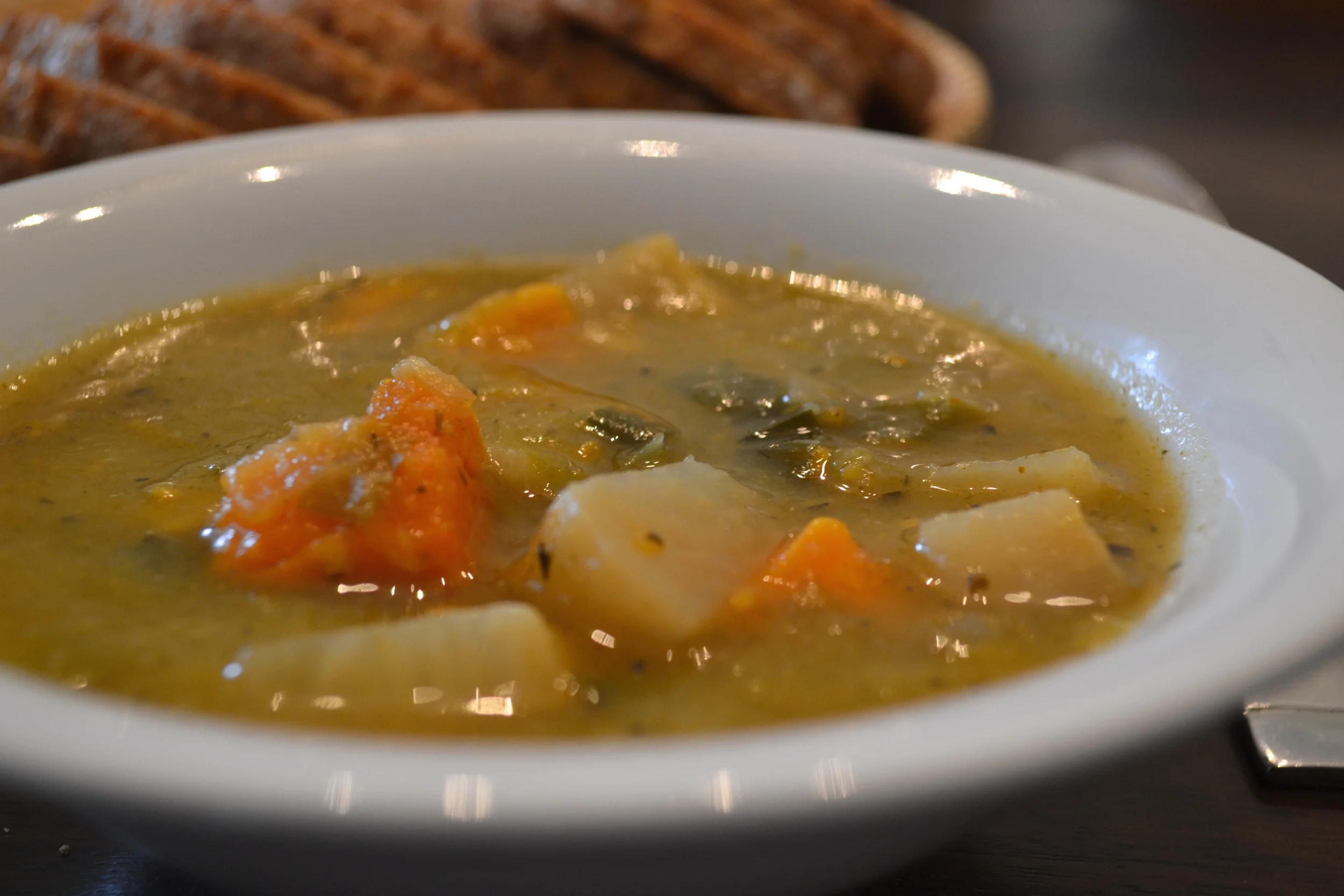 SWEET POTATO TURNIP SOUP