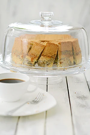 黑芝麻戚风蛋糕