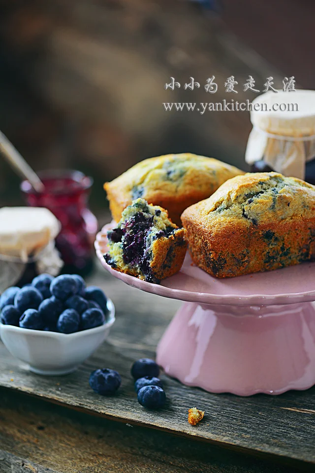 蓝莓玉米蛋糕