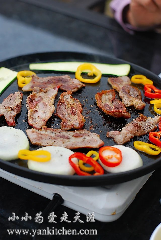 简易铁板烤肉 