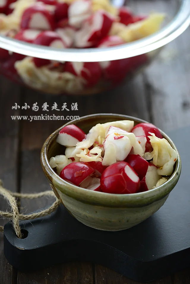 酸甜泡菜（包心菜 & 樱桃萝卜）