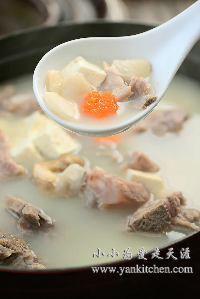 猪骨豆腐芸豆汤