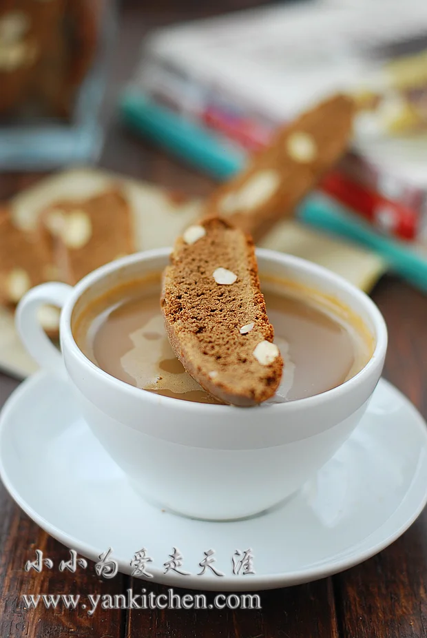 意式可可脆饼    Coco biscotti with almond 