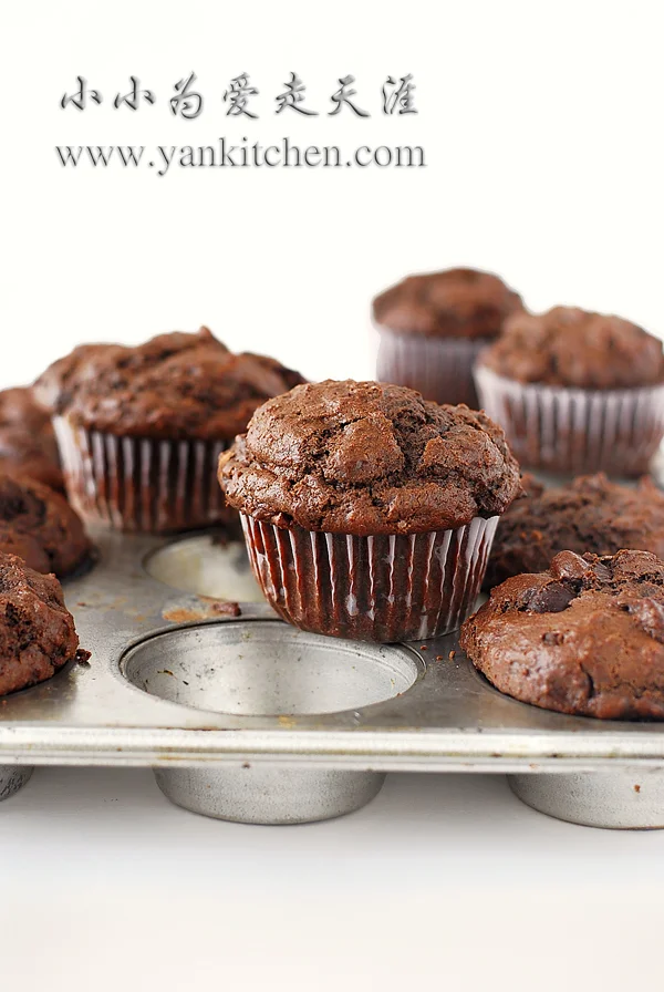 黑巧克力麦芬蛋糕