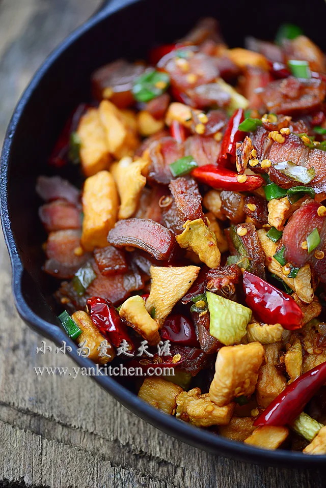 腊肉炒萝卜干