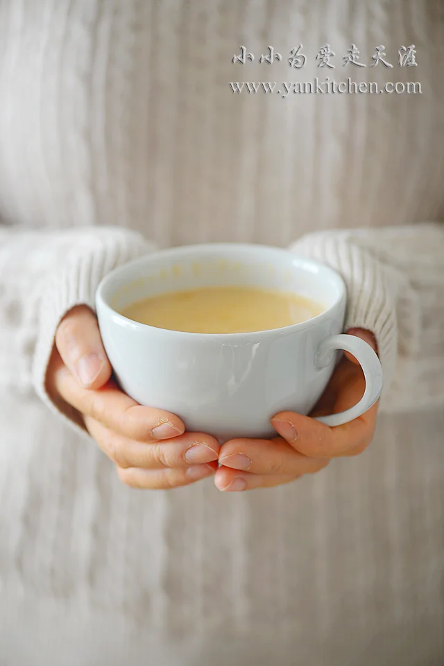Hot milk tea 