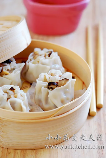 香菇鸡肉糯米烧卖