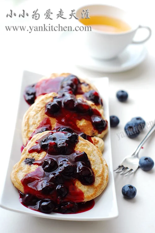 蓝莓全麦薄饼