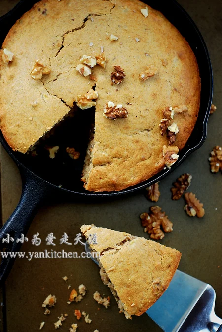 香蕉核桃面包