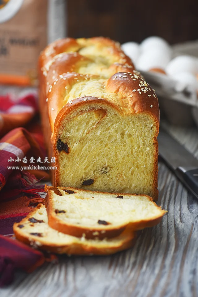 葡萄干brioche面包