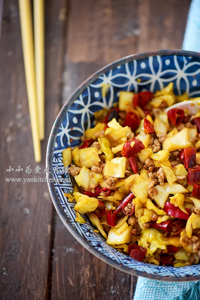 超下饭的四川泡菜炒肉末 