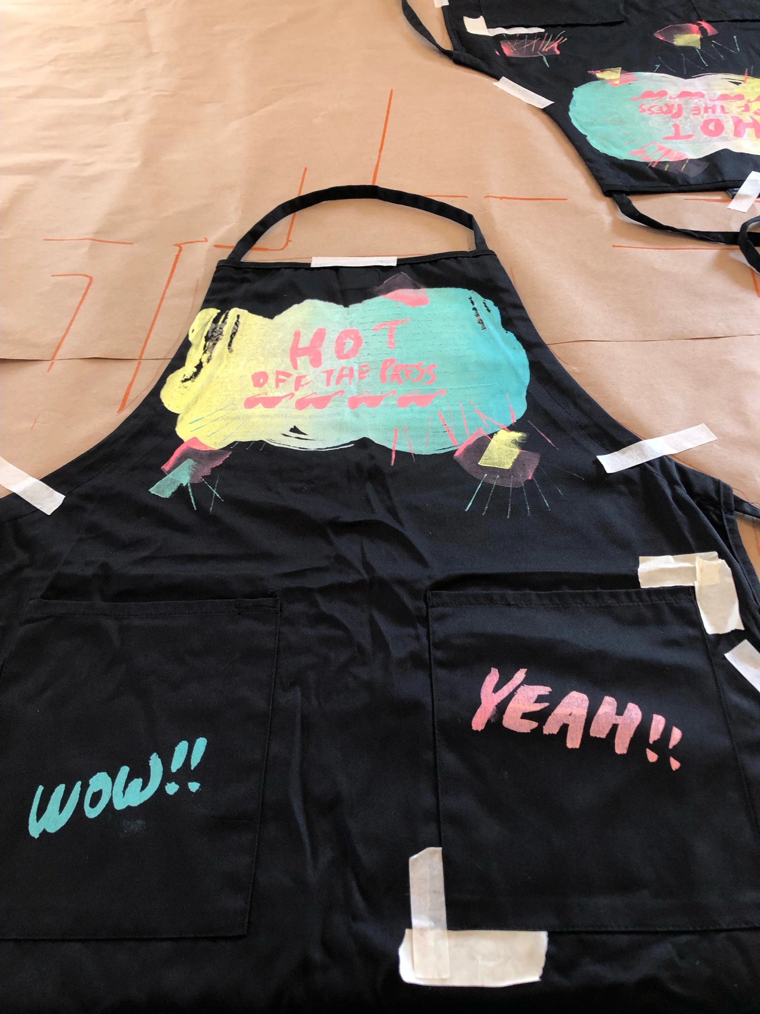Hot Off the Press! apron