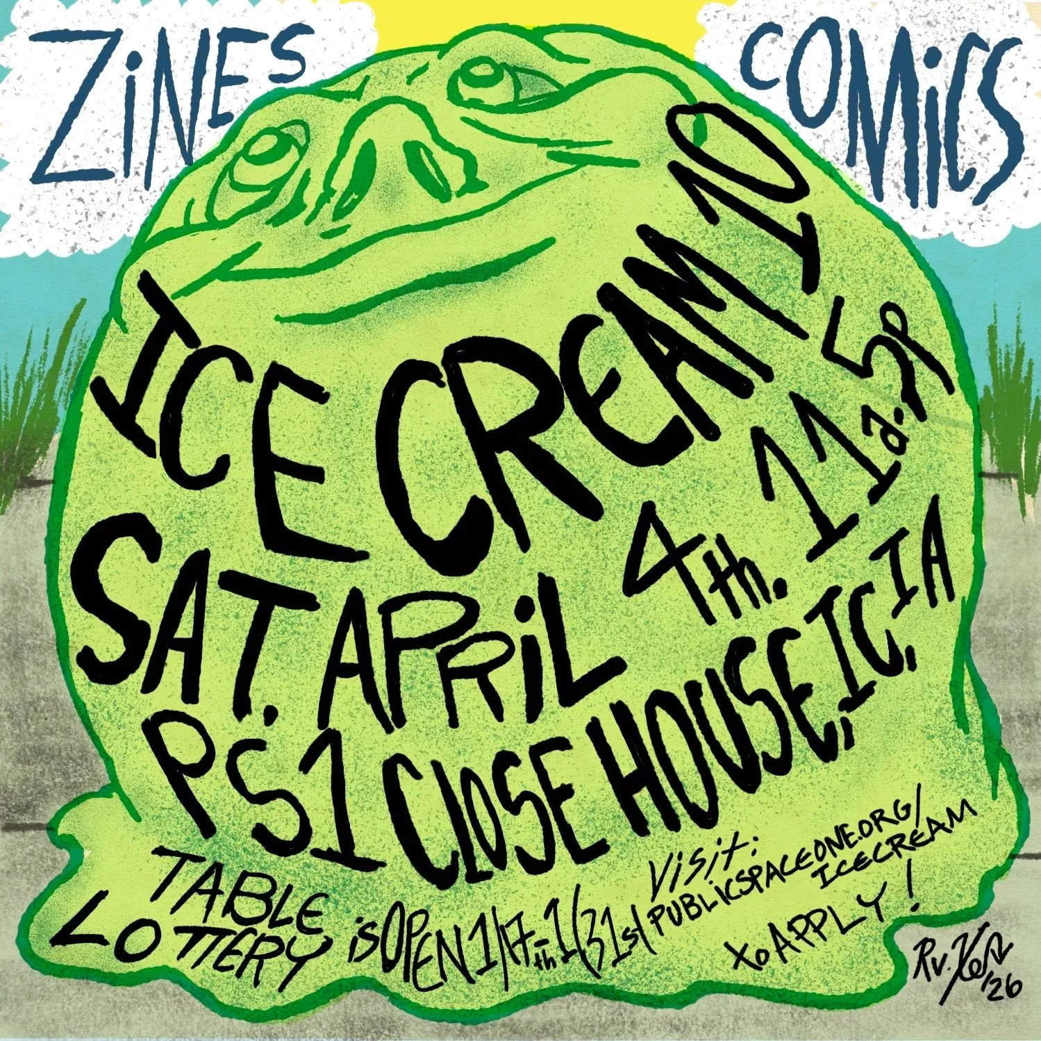 ICE CREAM vendor lottery open Jan. 17-31!