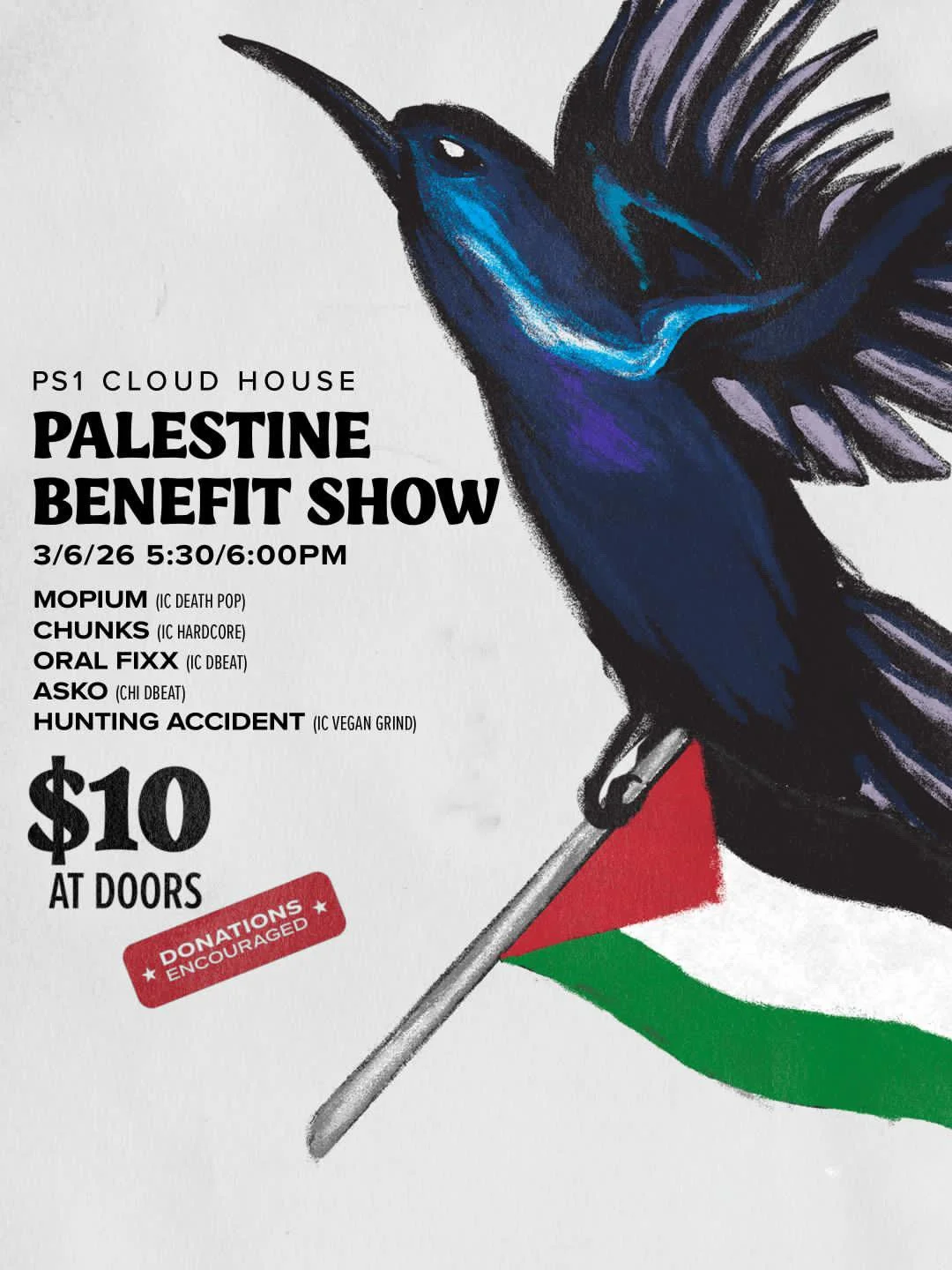 Palestine Benefit Show at the Cloud House