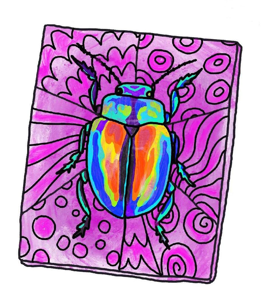 Second Saturday All Ages Art: June Bug Paintings