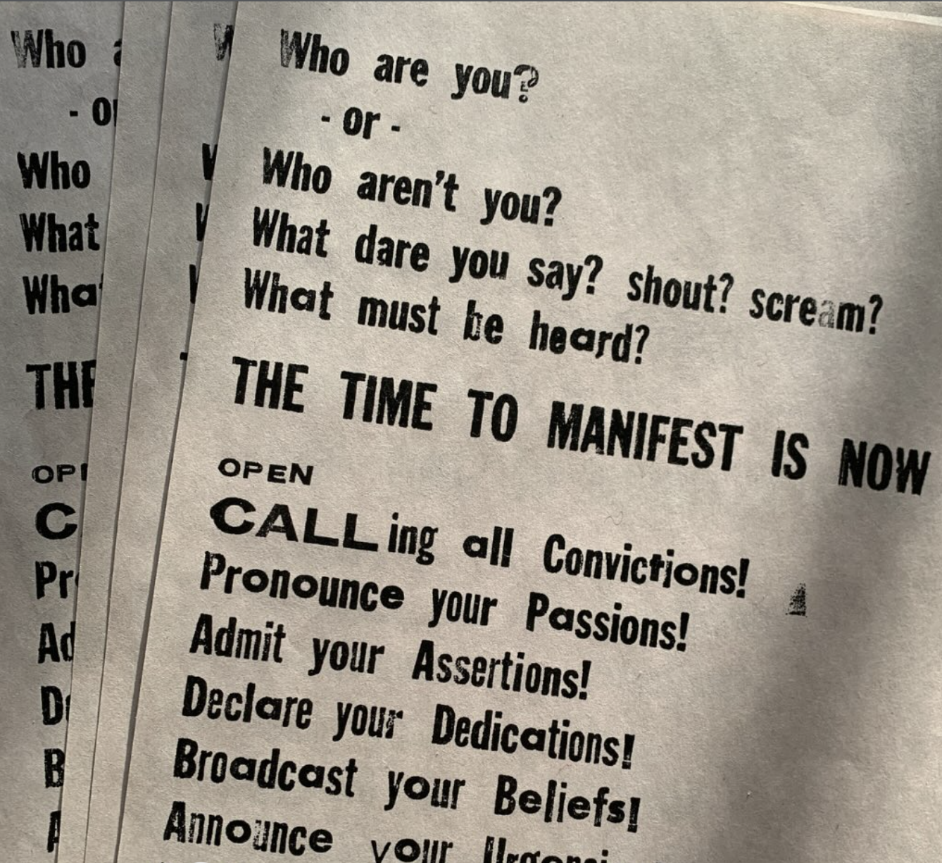 OPEN CALL: MANIFESTOS OF THE MIDWEST