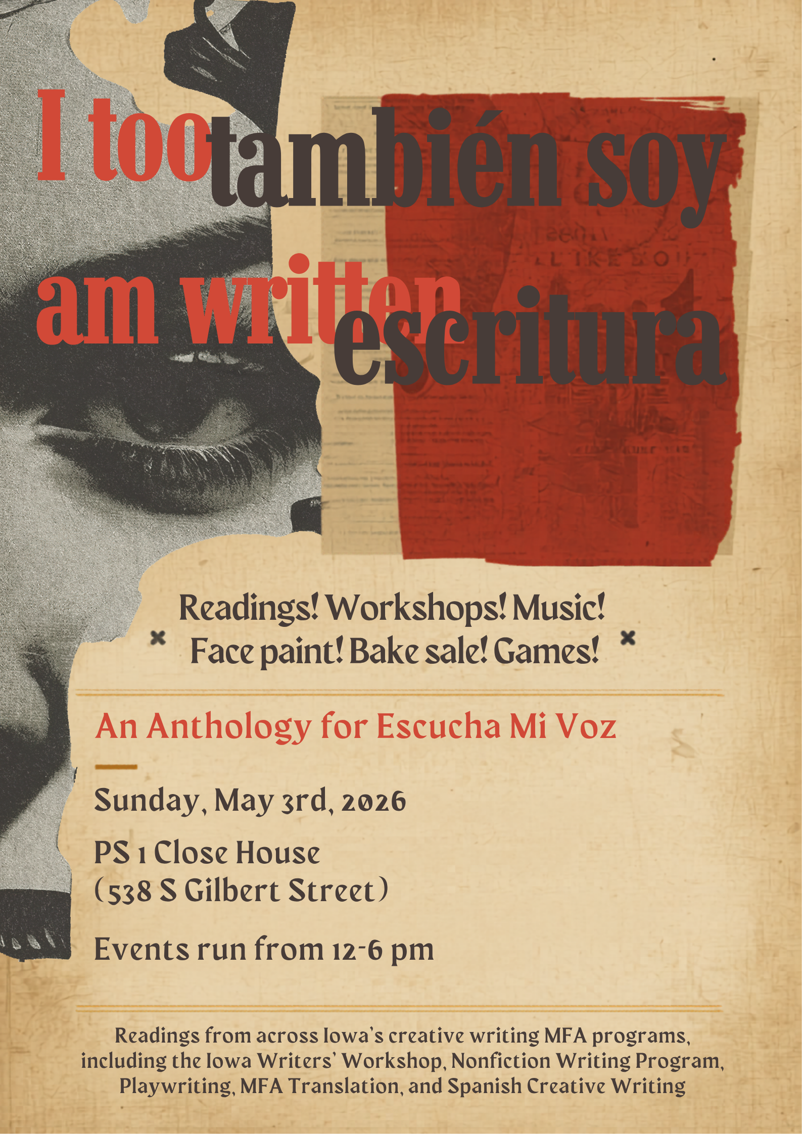 I too am written/También soy escritura: An Anthology for Escucha Mi Voz