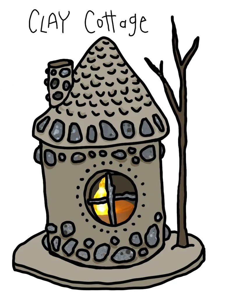 Second Saturday All Ages Art: Clay Cottage