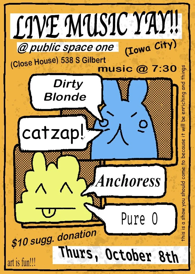 Dirty Blonde // catzap! // Anchoress // Pure 0