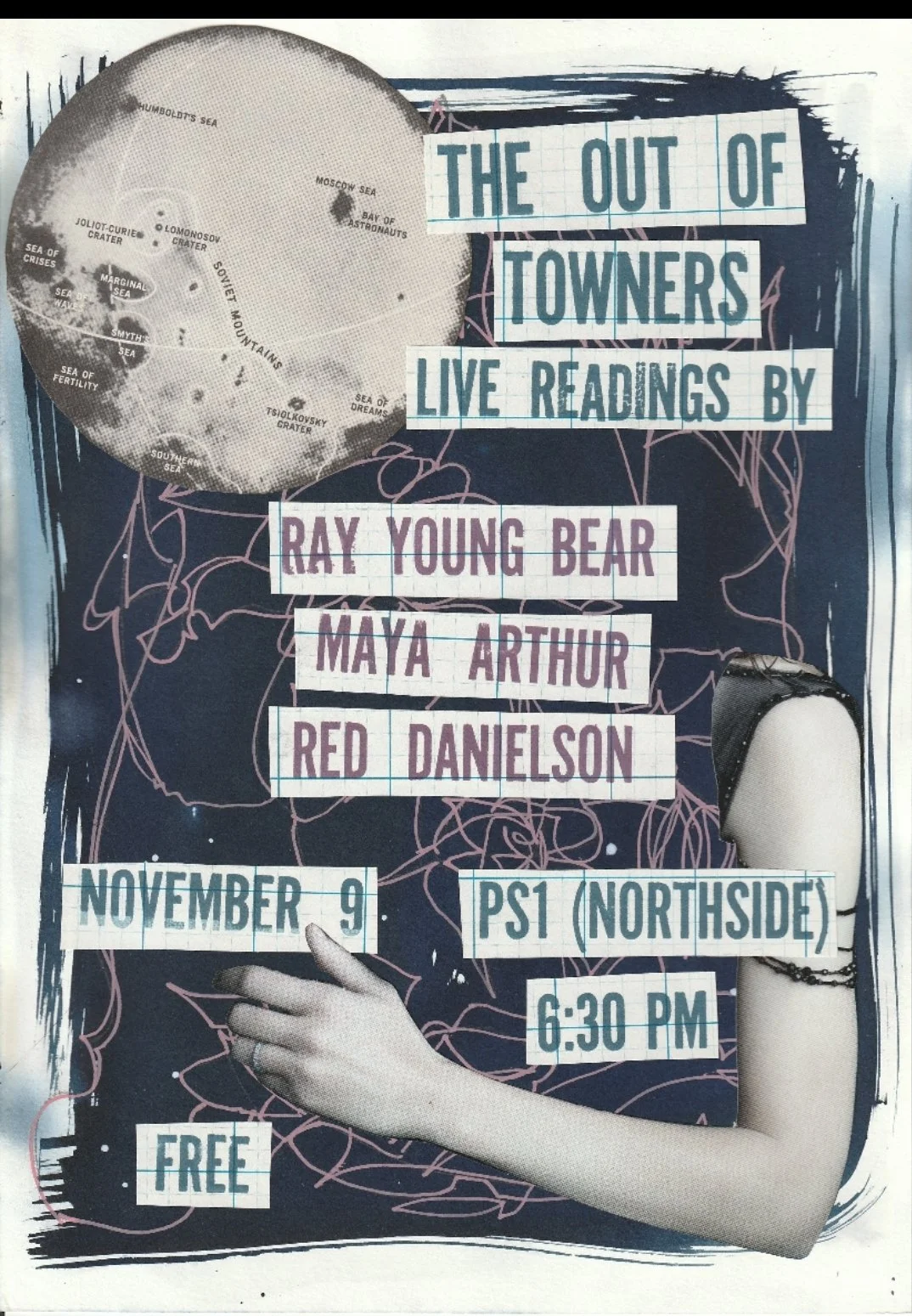 The Out of Towners; Live Readings by Ray Young Bear// Maya Arthur// Red Danielson