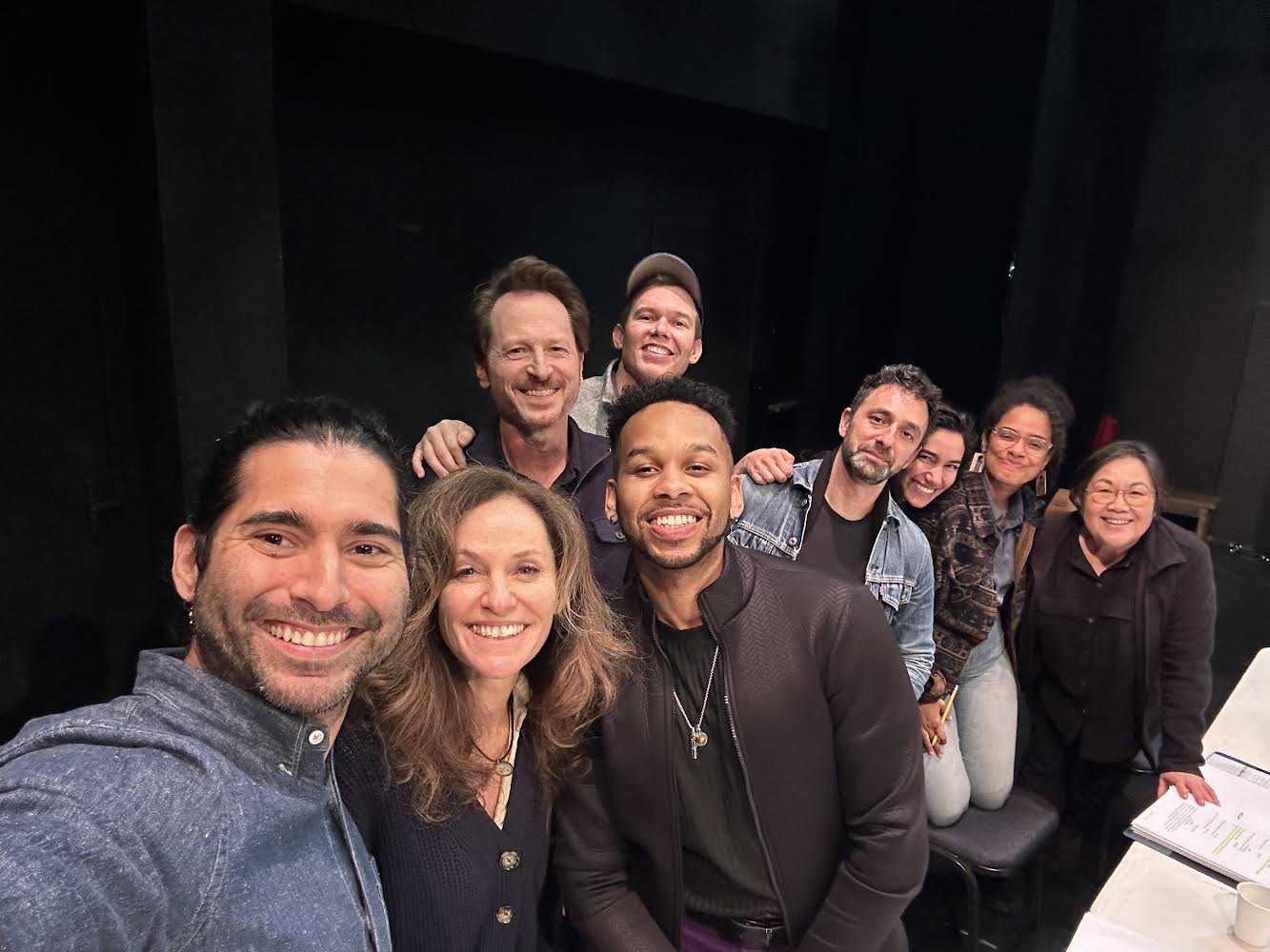 The company of GALILEE, 34 with playwright Eleanor Burgess