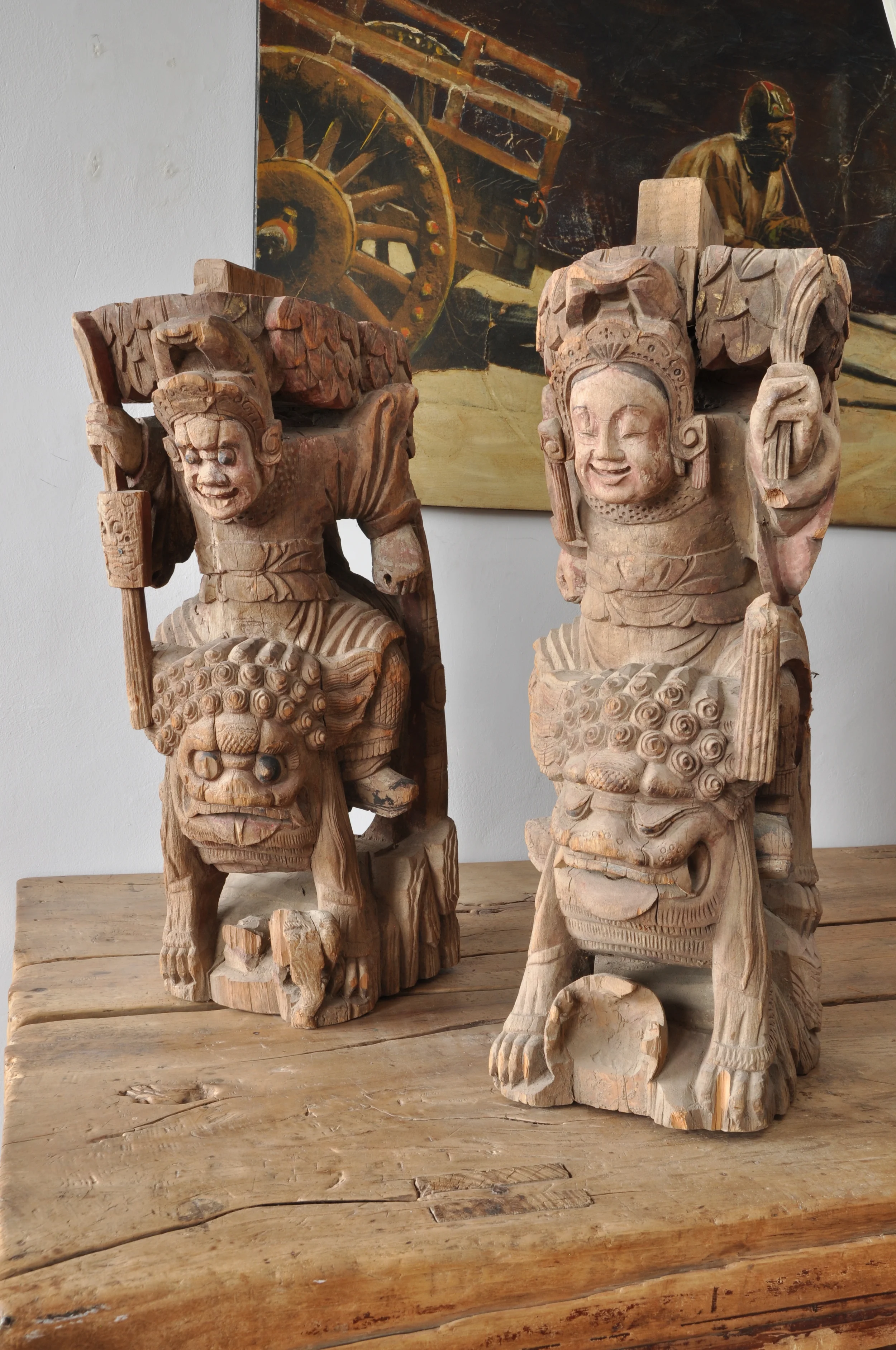 Pair of 18th century architectural brackets