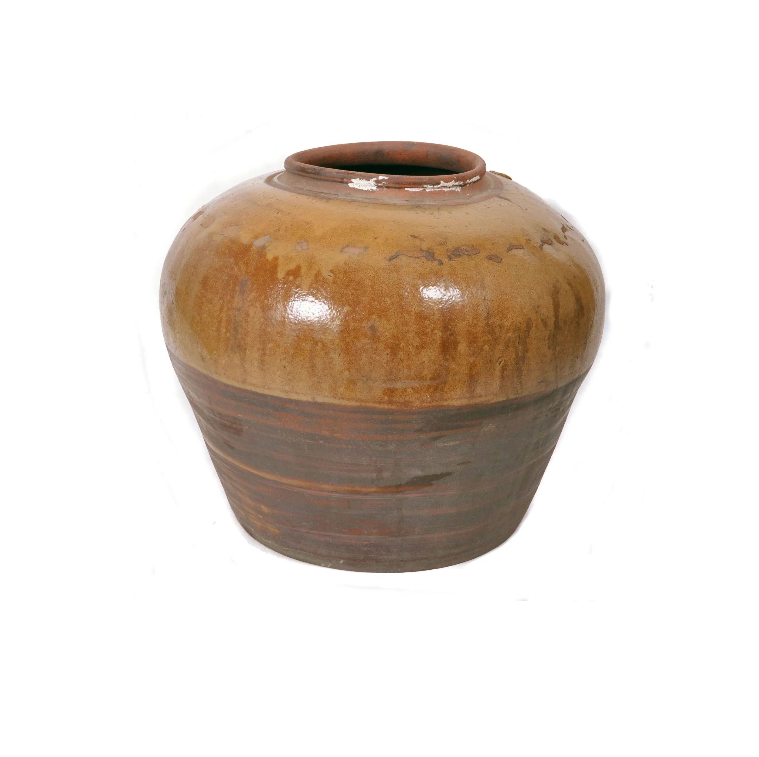 Chinese 19th century food storage jar