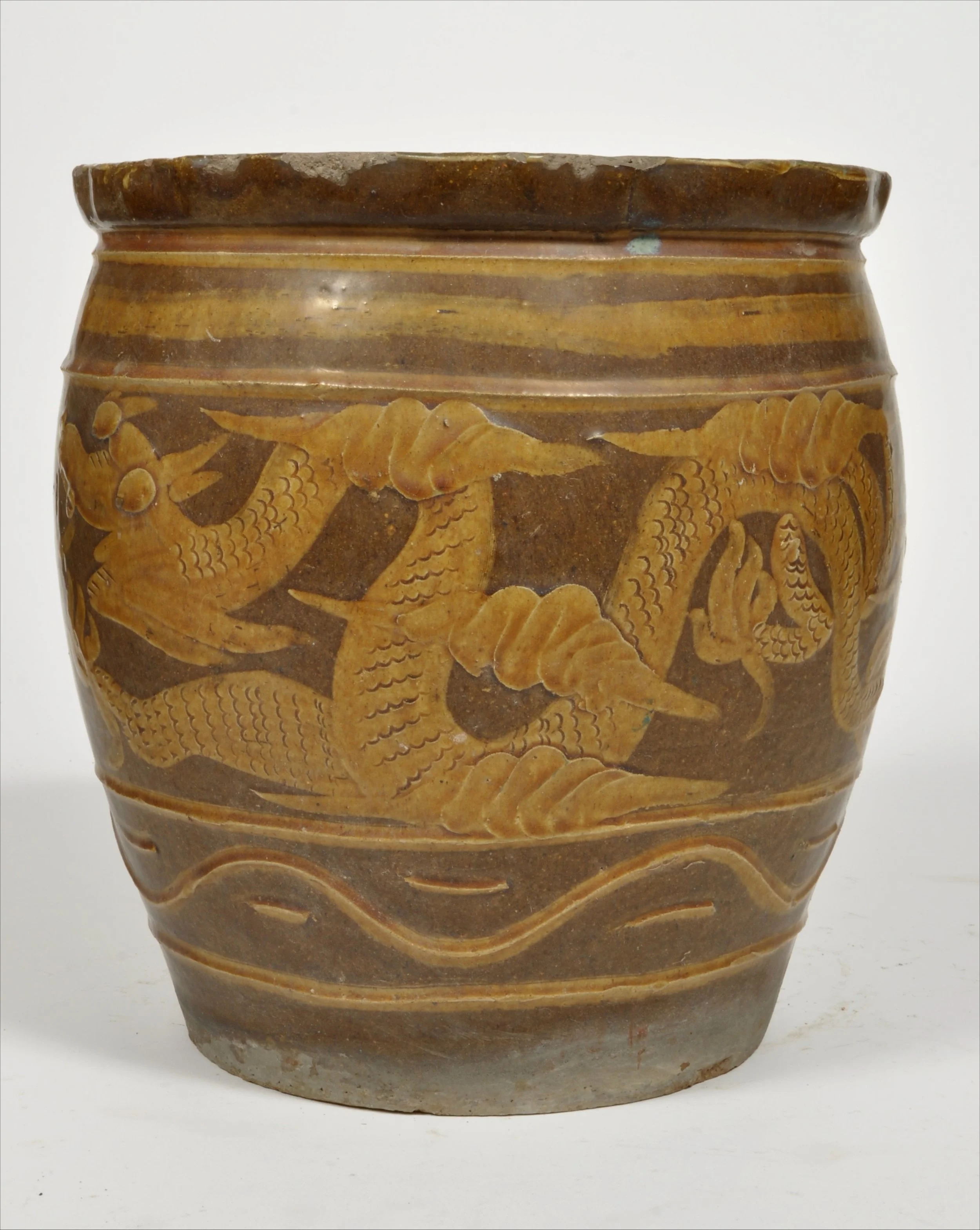 19th century Crock for "thousand year old eggs"