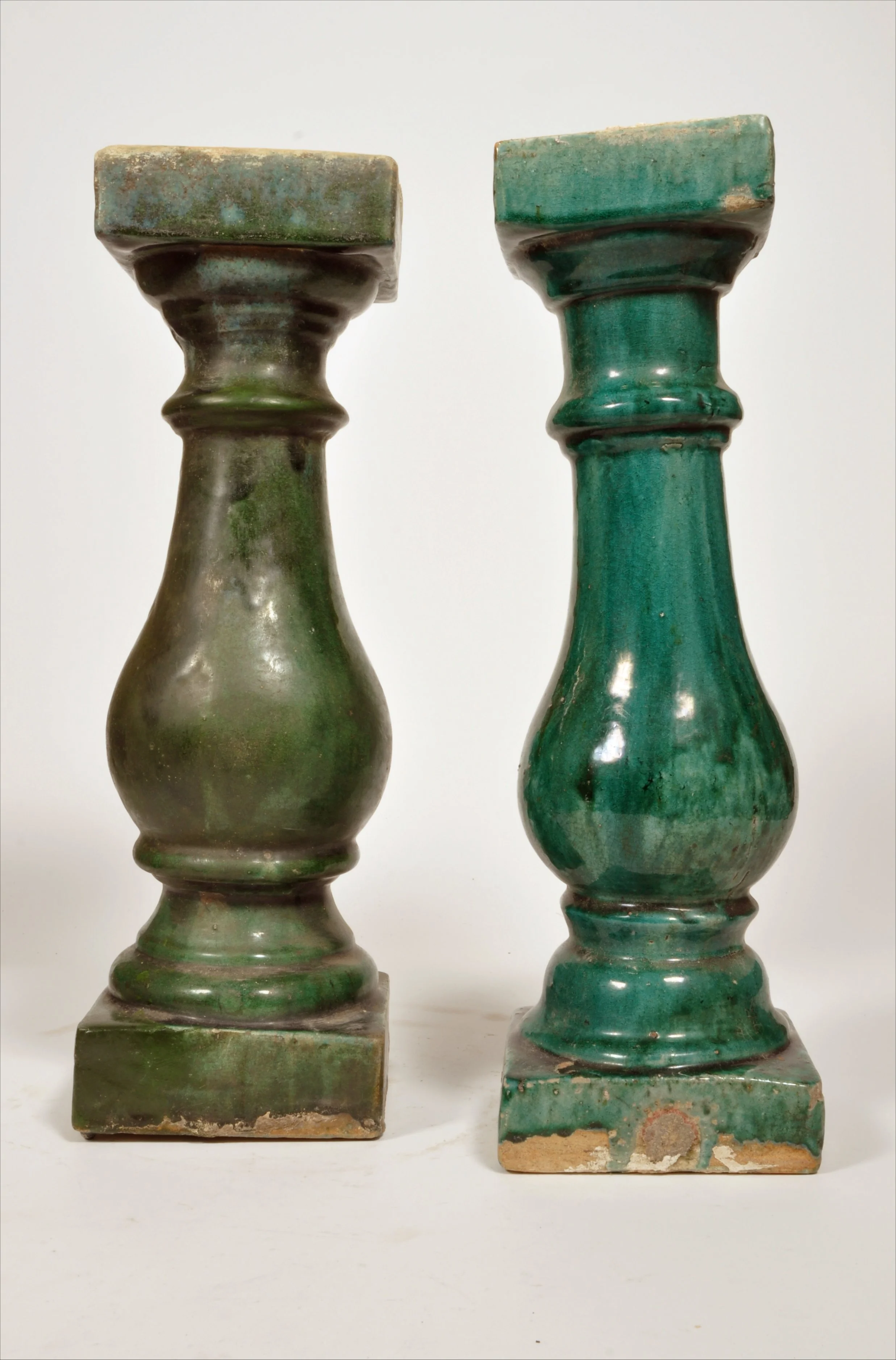 Antique Southern Chinese balustrades in earthenware