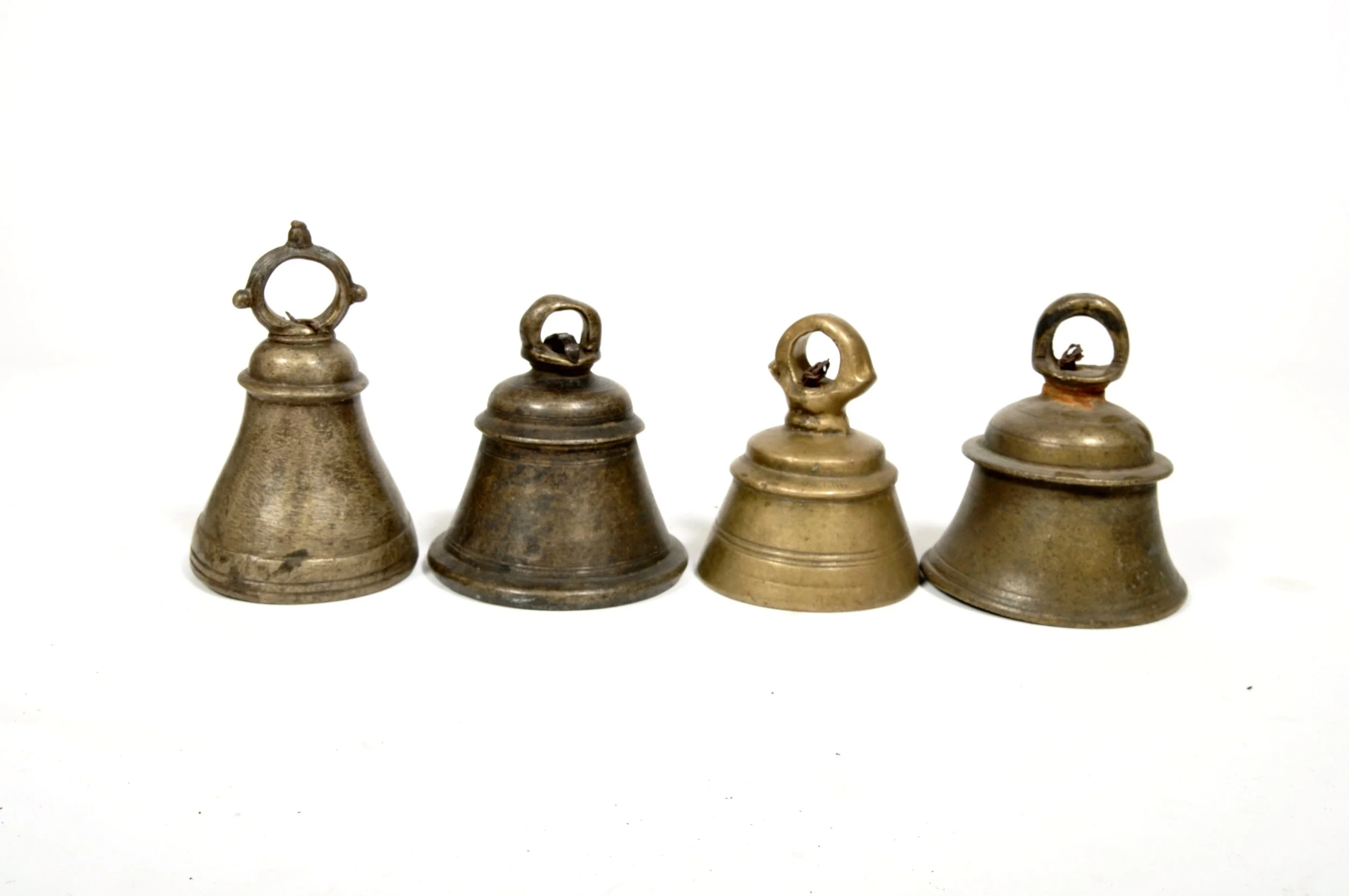 Antique bronze Indian ritual bells