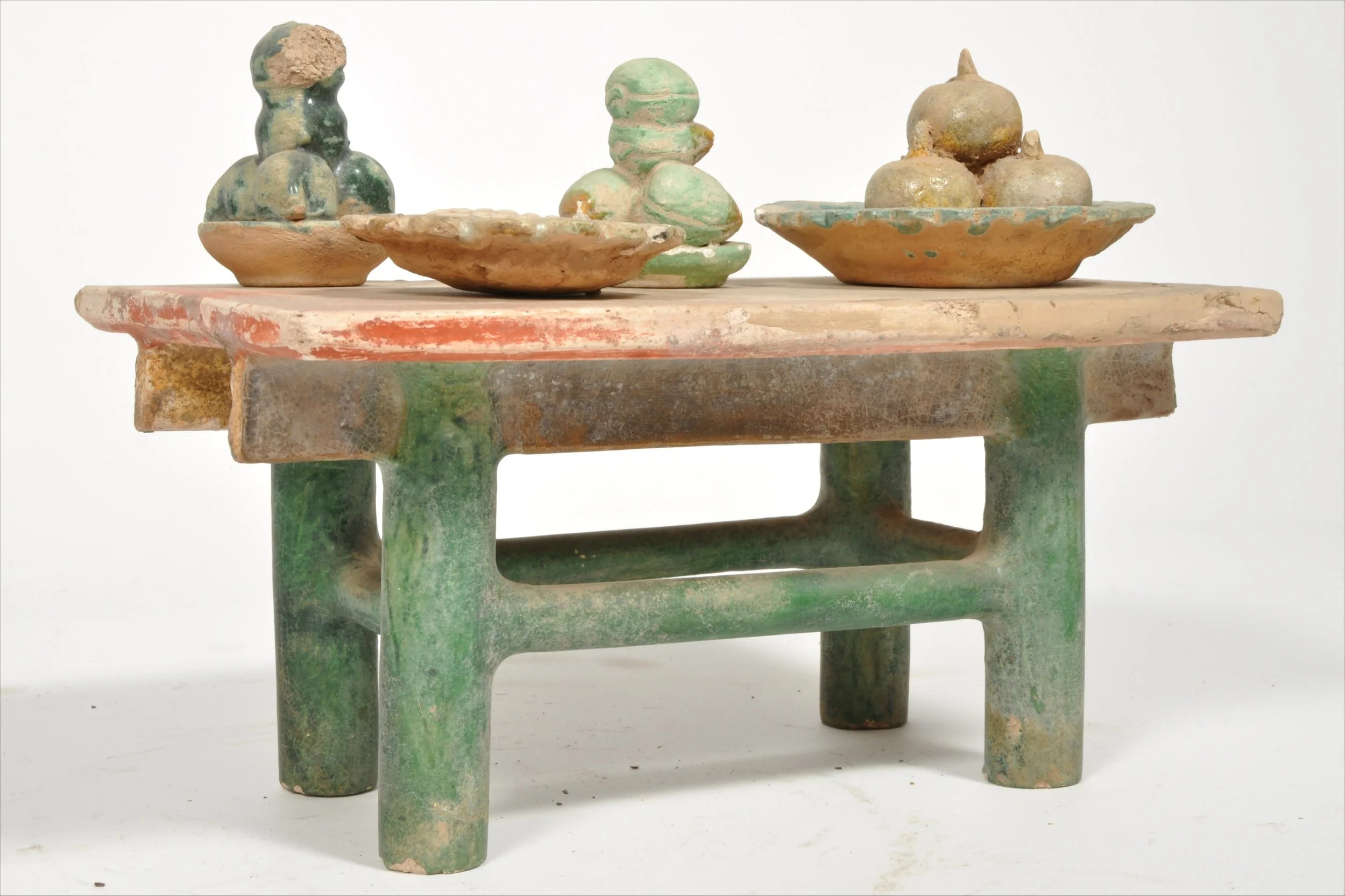Ming Dynasty miniature ceramic offering table