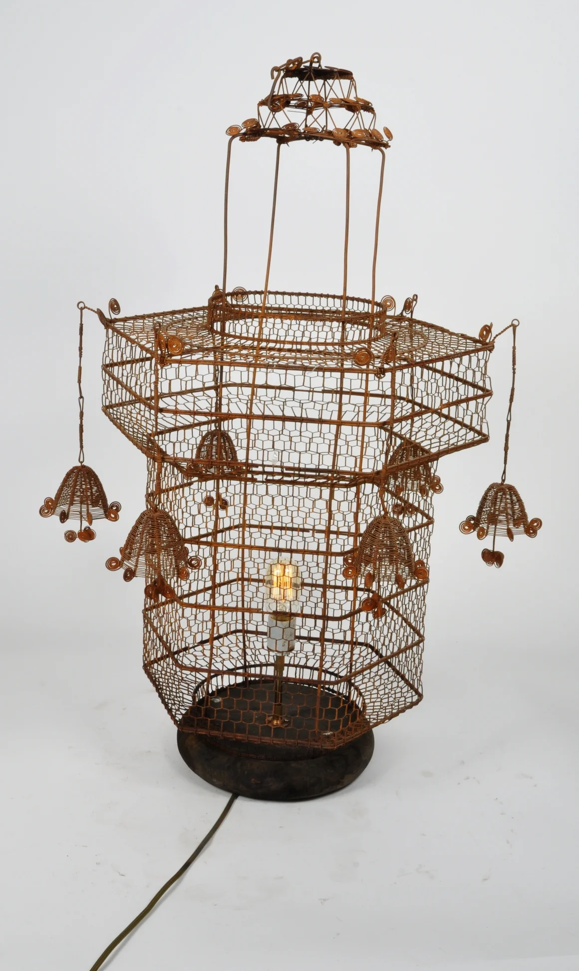 Chinese twisted wire lantern