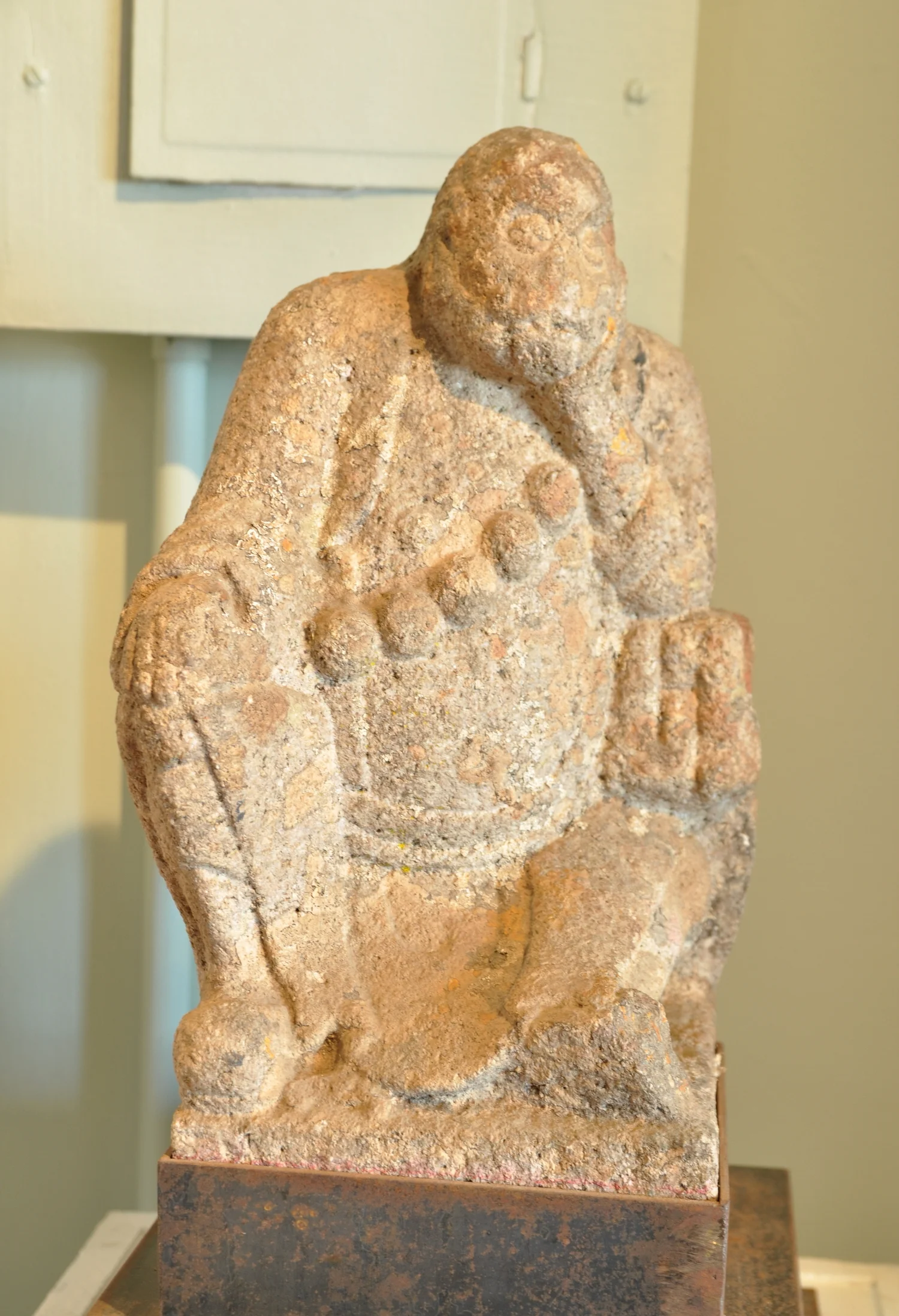 18th century stone carving of the monkey God