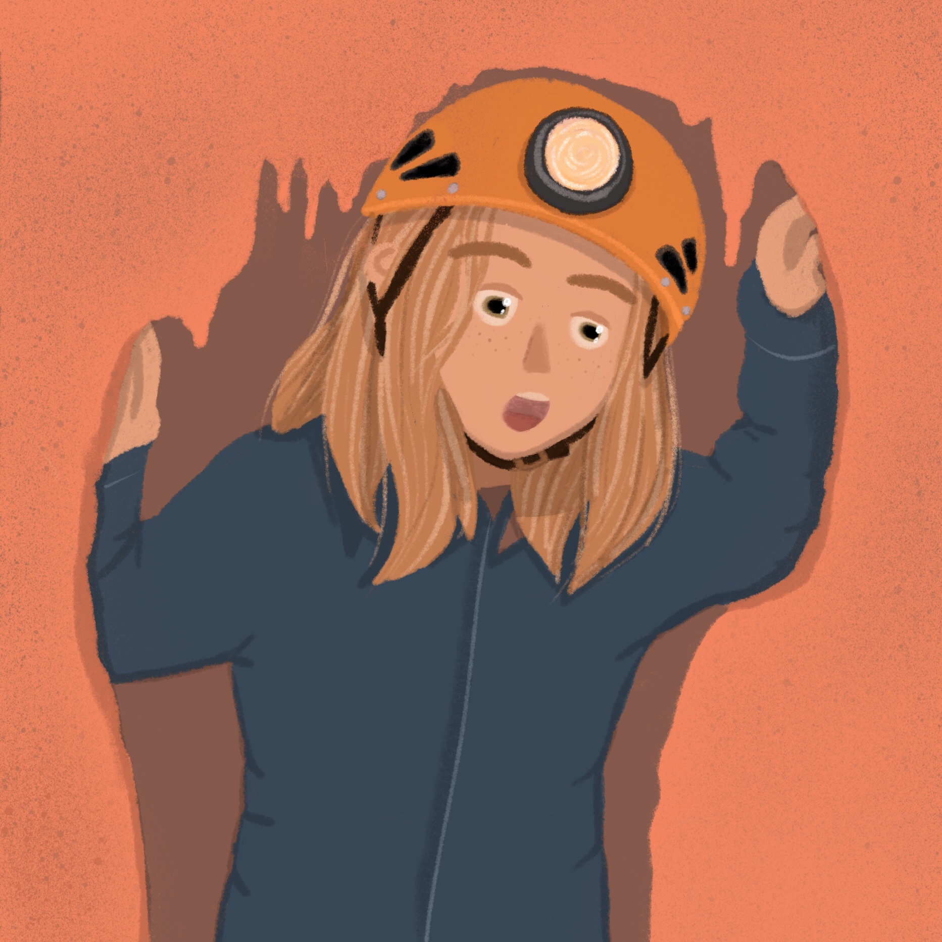 Caving Kid